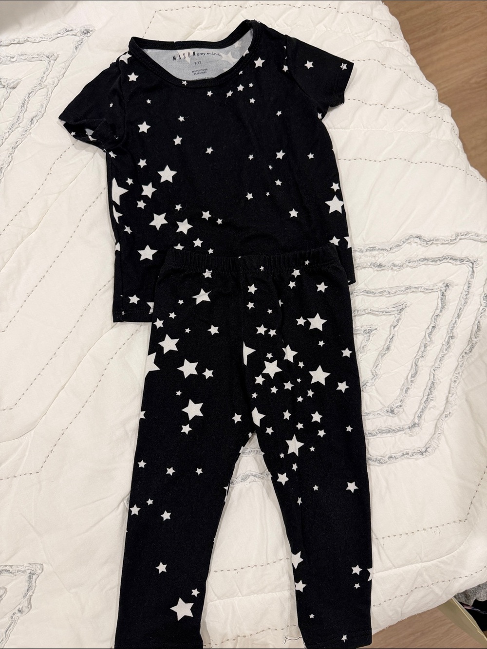 MASON GREY MINI BLACK STARS MATCHING SET